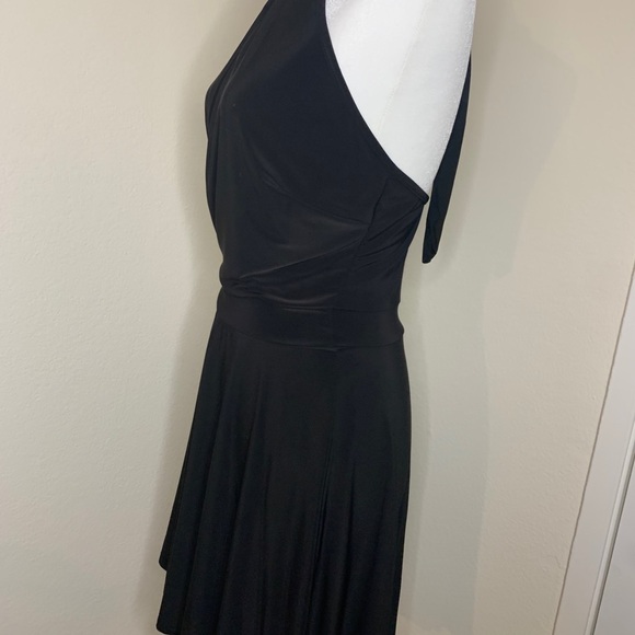 Cameo black romper halter tie, key hole front - Picture 5 of 8